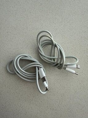 Apple USB-C to Lightning Charging Cables – Genuine Apple | Set of 2